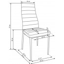 Стул HALMAR K70 черный/черный